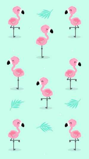 Cute Flamingo Wallpaper