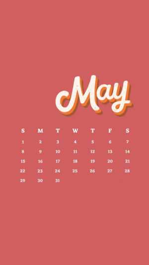 May 2022 Calendar Wallpaper