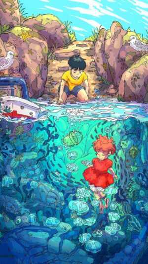 Ponyo Wallpaper