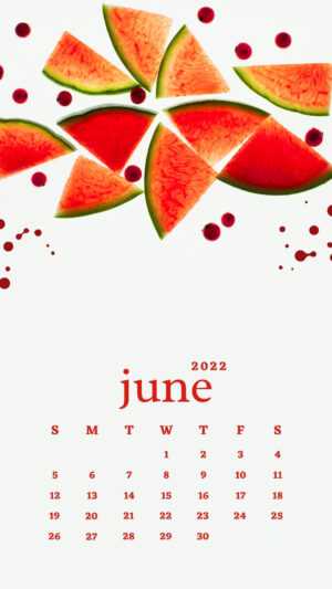 June 2022 Calendar Wallpaper