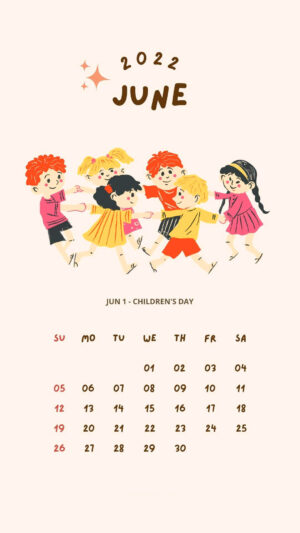 June 2022 Calendar Wallpaper