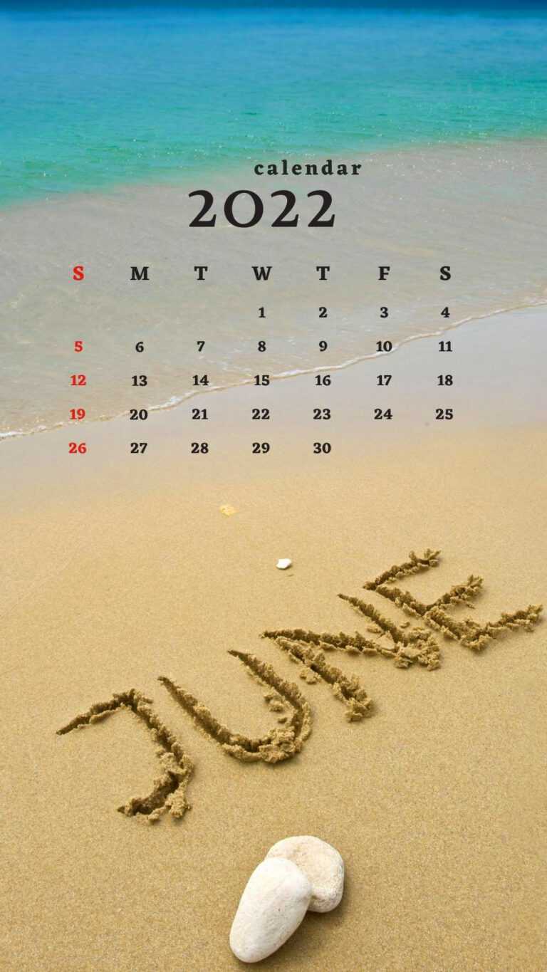 June 2022 Calendar Wallpaper iXpap