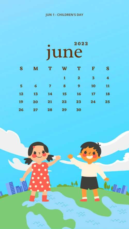 June Calendar Wallpaper 2022 iXpap