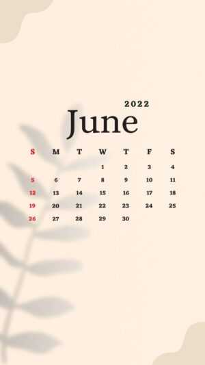 June Calendar Wallpaper 2022