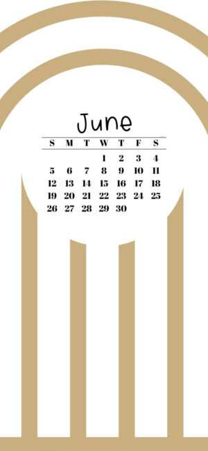 June Calendar Wallpaper 2022