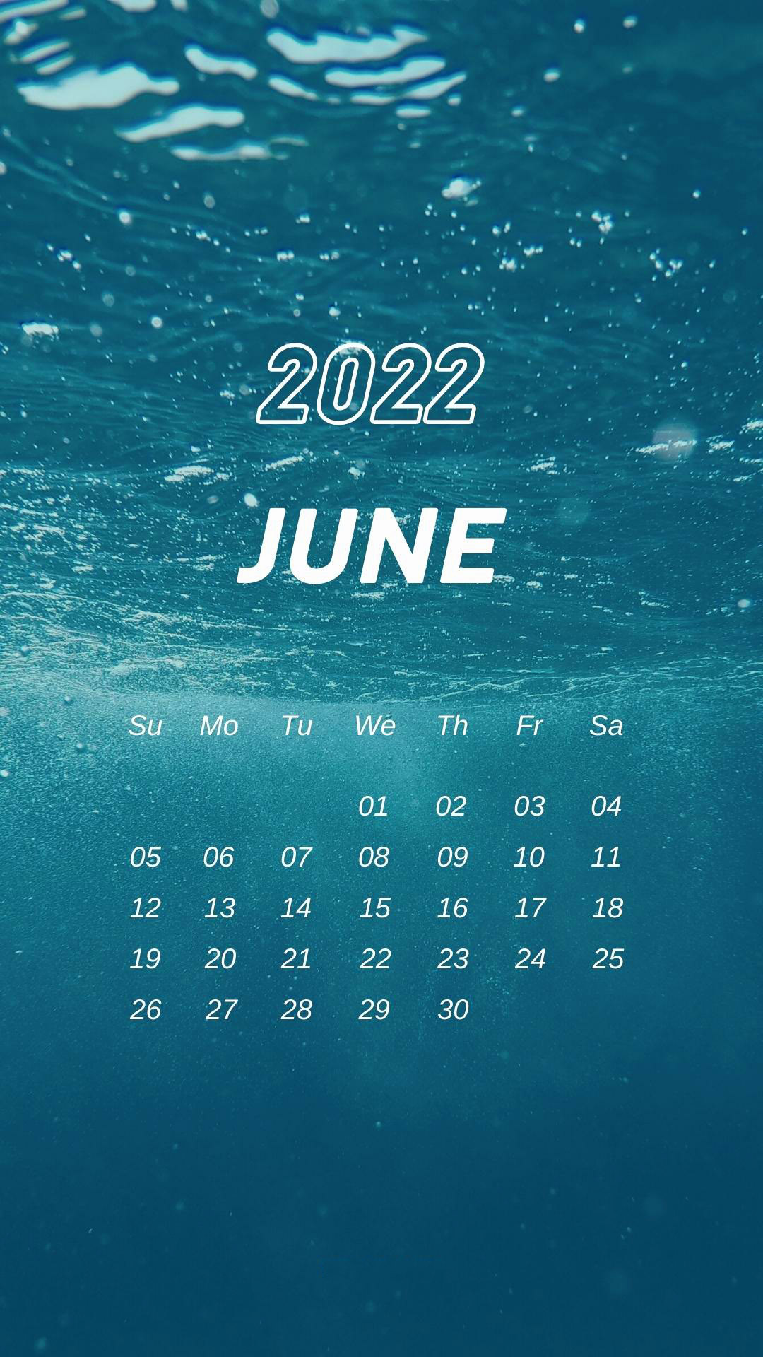 2018 June Calendar Vector