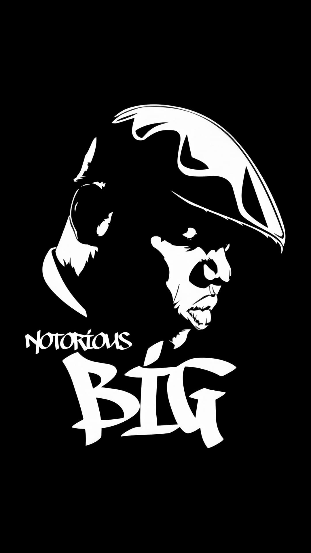 Download Caption: The Notorious B.I.G. reigns in rap history Wallpaper |  Wallpapers.com