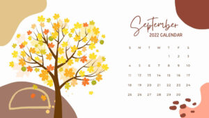 2022 September Calendar Wallpaper