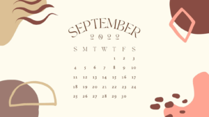 2022 September Calendar Wallpaper