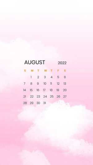 August 2022 Calendar Wallpaper