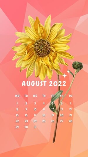 August 2022 Calendar Wallpaper