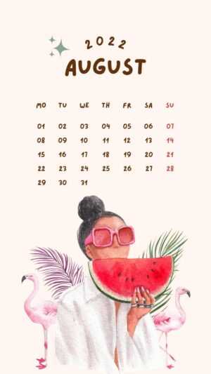 August Calendar Wallpaper 2022