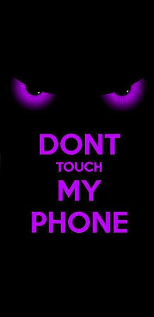 Dont Touch My iPad Wallpaper