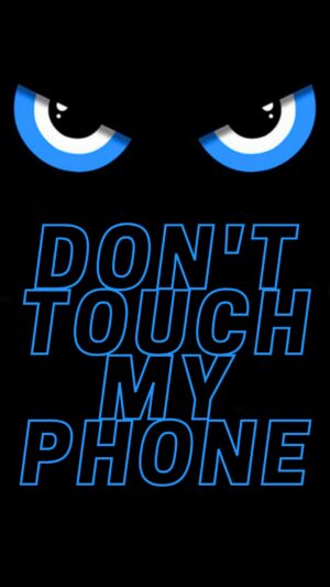 Dont Touch My iPad Wallpaper