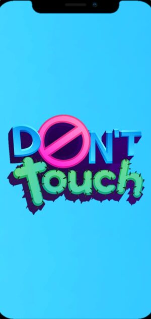 Dont Touch My iPad Wallpaper
