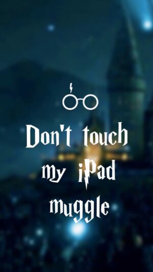 Dont Touch My iPad Wallpaper