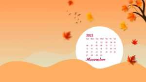 November 2022 Calendar Wallpaper