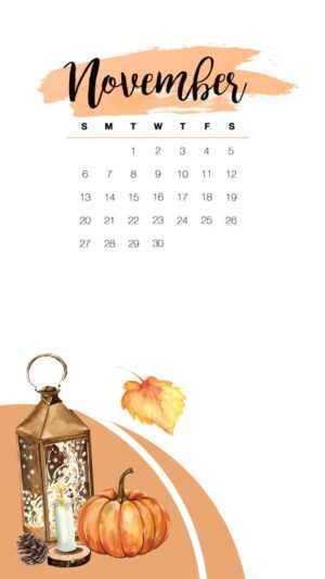 November Calendar 2022 Wallpaper