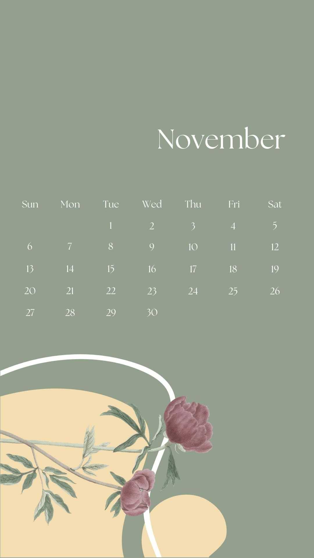 November Calendar 2022 Wallpaper - iXpap
