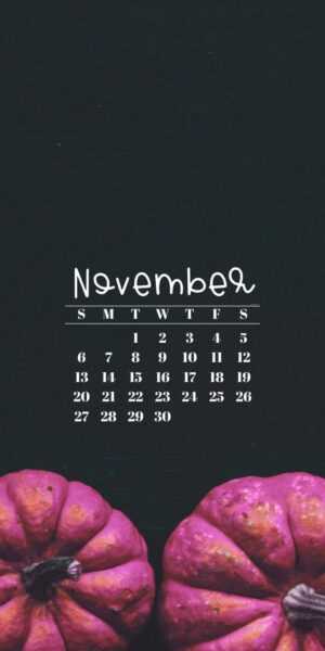 November Calendar Wallpaper 2022