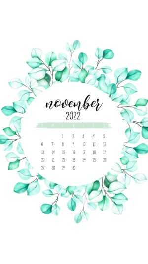 November Calendar Wallpaper 2022