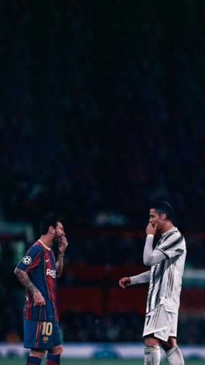 Messi and Ronaldo Wallpaper