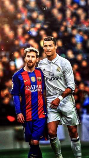 Messi and Ronaldo Wallpaper