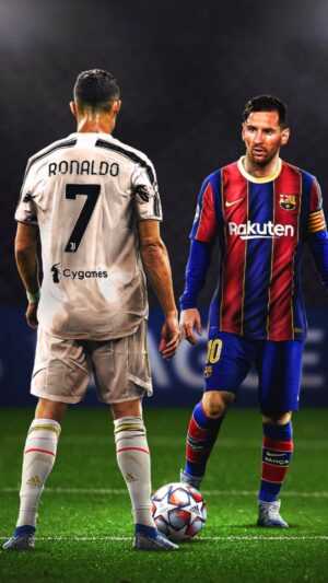 Messi and Ronaldo Wallpaper