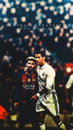 Messi and Ronaldo Wallpaper