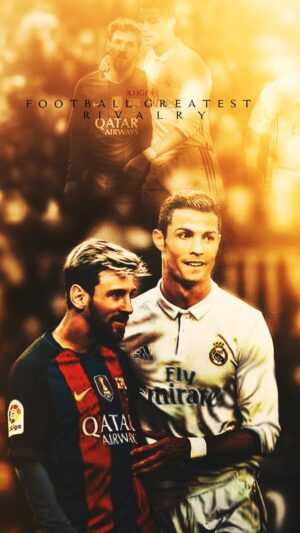 Messi and Ronaldo Wallpaper