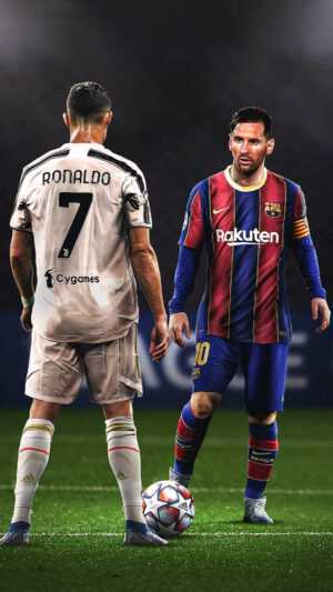 Messi and Ronaldo Wallpaper