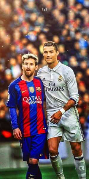 Messi and Ronaldo Wallpaper