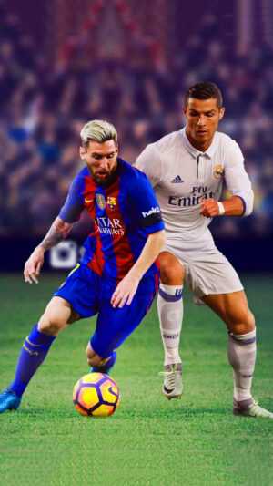 Messi and Ronaldo Wallpaper
