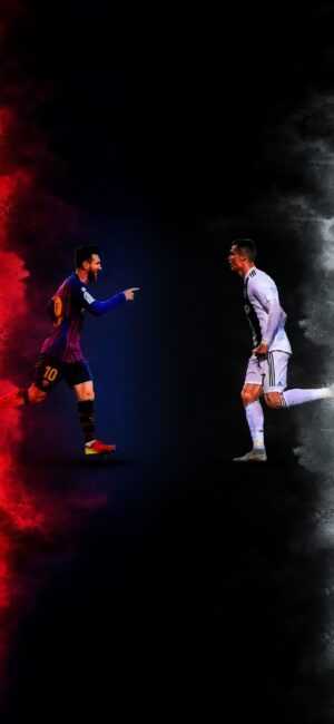 Messi and Ronaldo Wallpaper