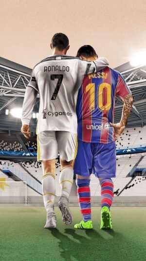 Messi and Ronaldo Wallpaper