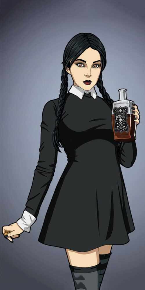 Wednesday Addams Wallpaper IXpap wednesday-addams-wallpaper-ixpap