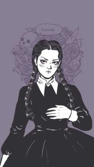 Wednesday Addams Wallpaper