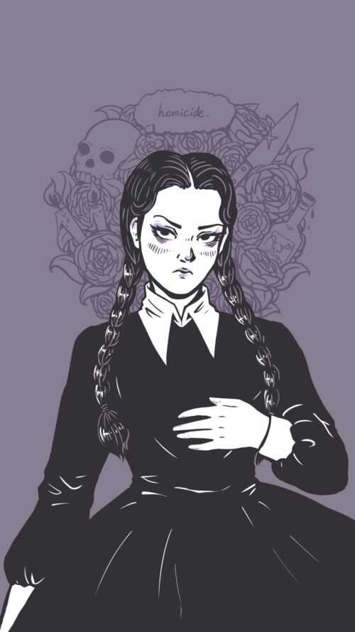 Wednesday Addams Wallpaper - iXpap