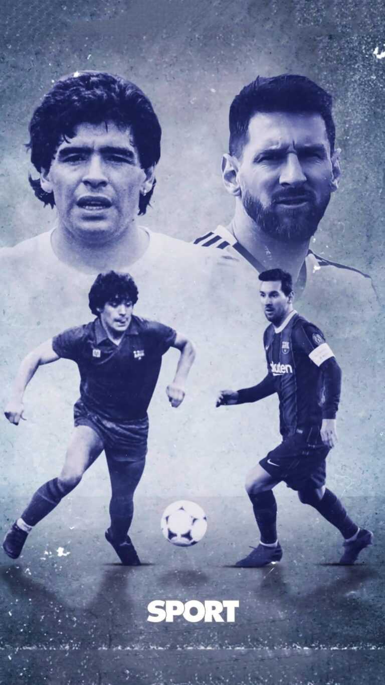 Messi And Maradona Wallpaper - iXpap