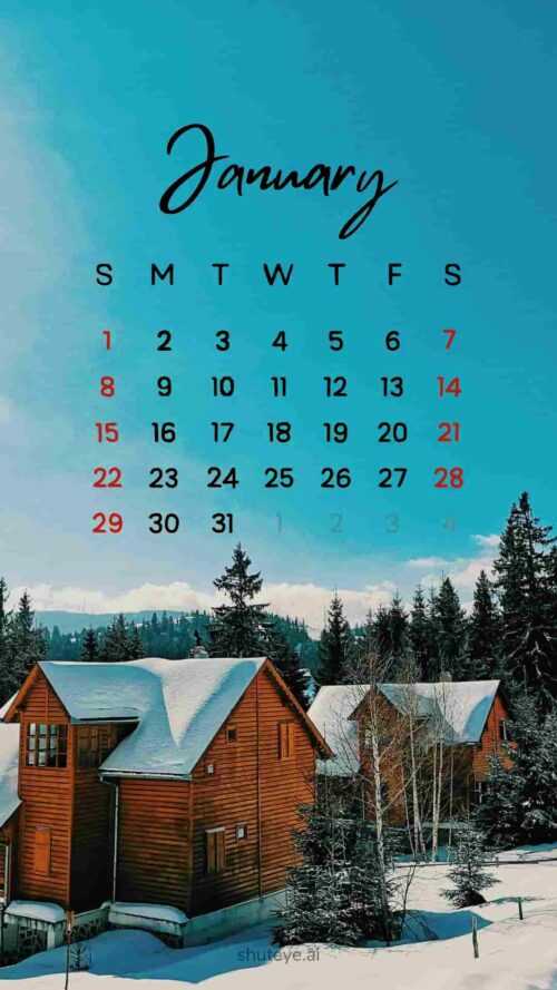 January 2023 Calendar Wallpaper iXpap