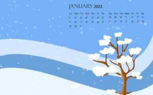 January 2023 Wallpaper