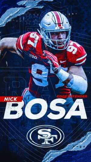 Nick Bosa iPhone Wallpaper