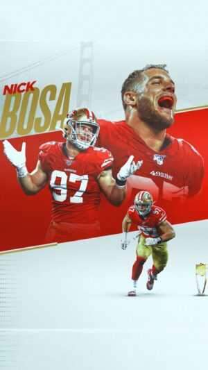 Nick Bosa iPhone Wallpaper