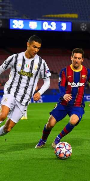 Ronaldo and Messi Wallpaper