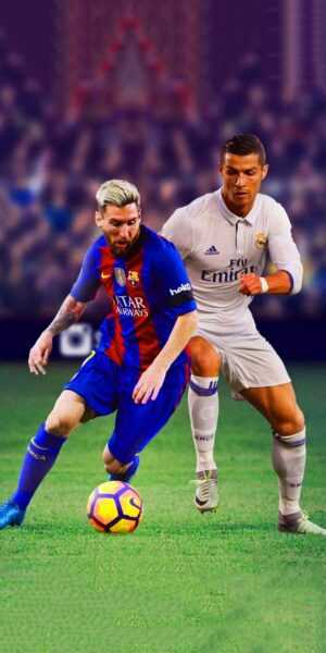 Ronaldo and Messi Wallpaper