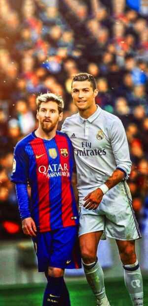 Ronaldo and Messi Wallpaper