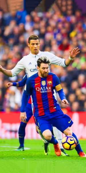 Ronaldo and Messi Wallpaper