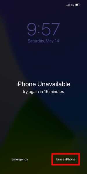 iPhone is Disabled Wallpaper