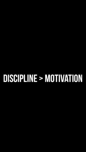 Discipline Wallpaper