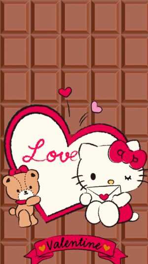 Hello Kitty Valentines Wallpaper